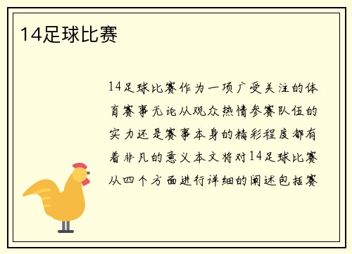 14足球比赛